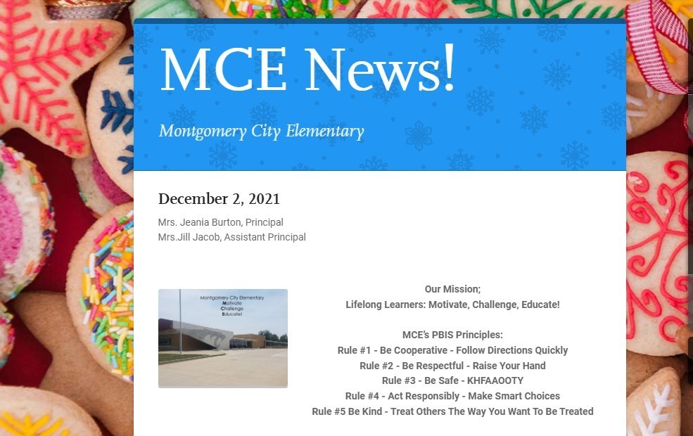 MCE News!